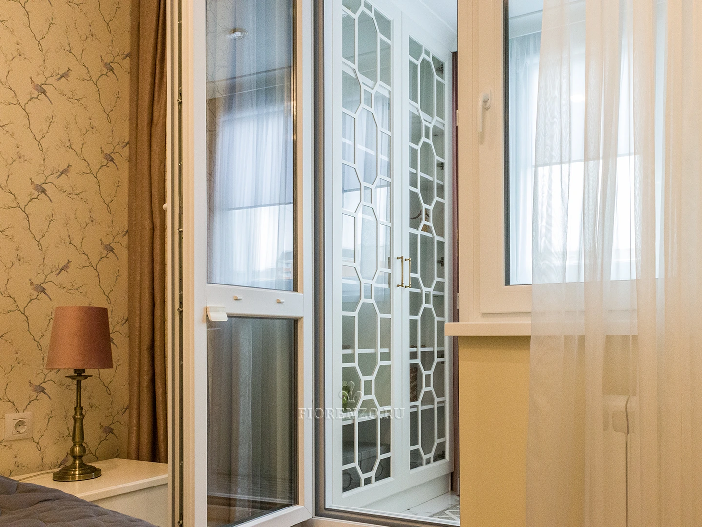 Чертёж шкафа для балкона