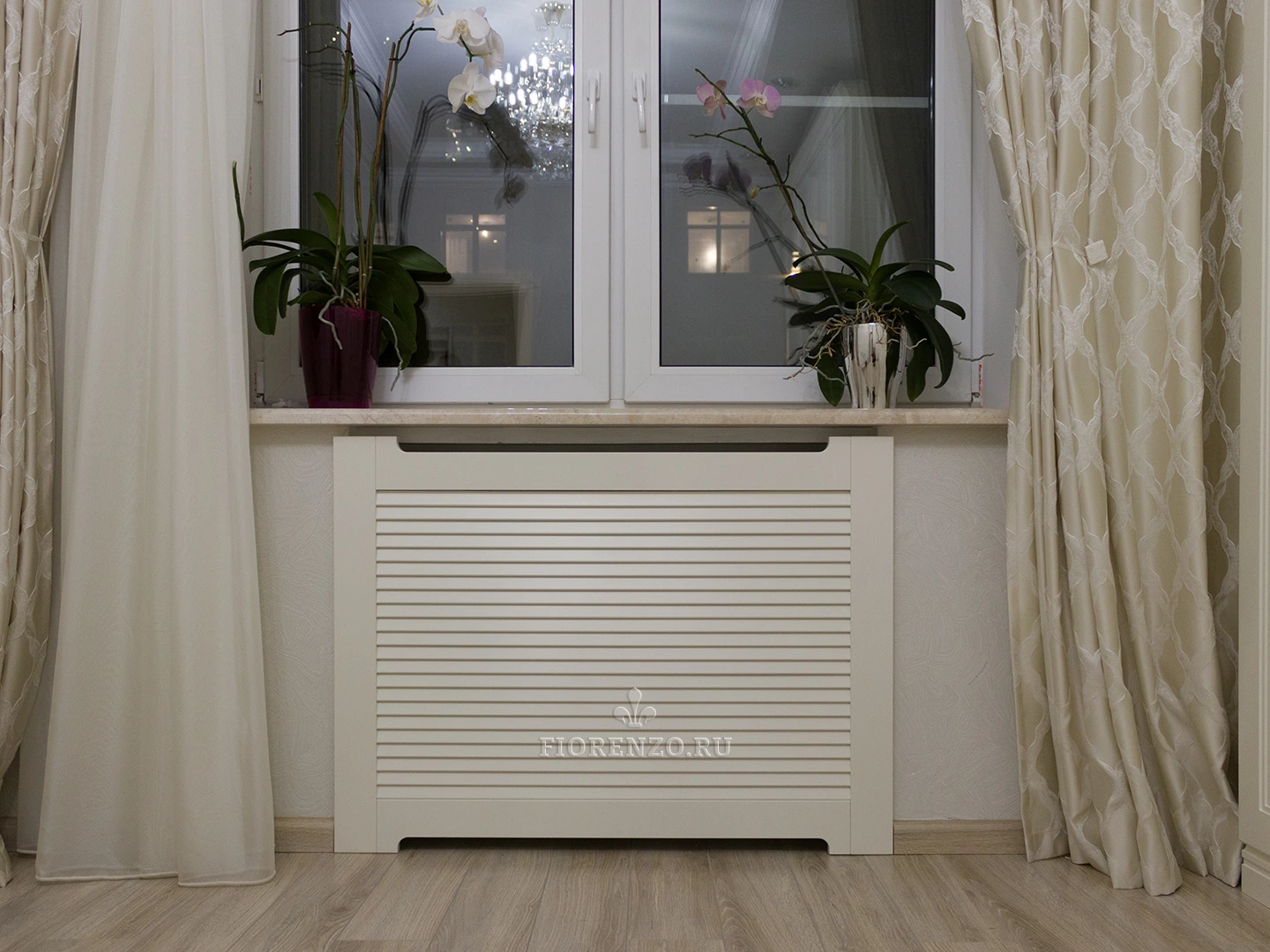 Экран для радиатора отопления жалюзи