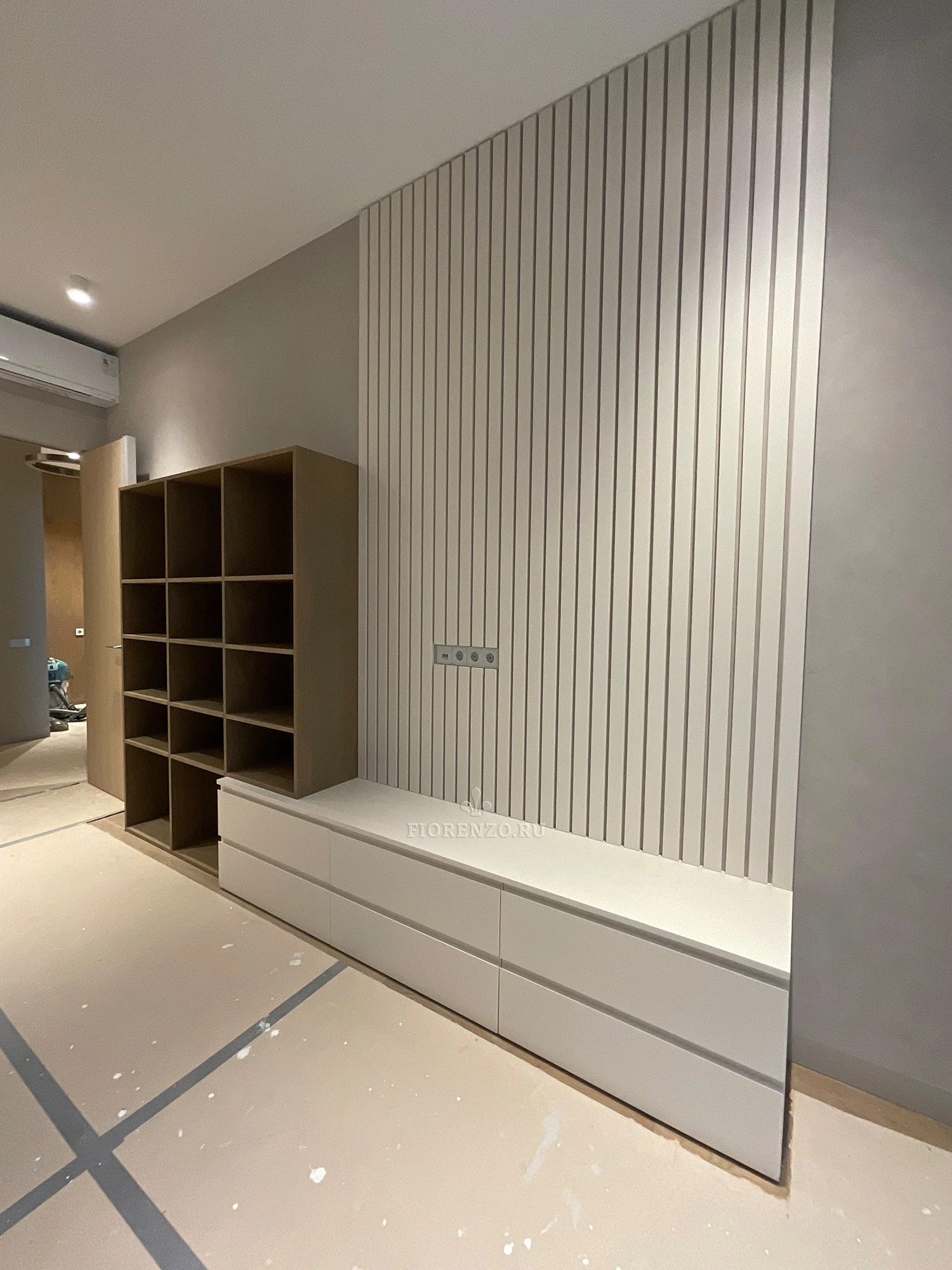 Тубма с рейками и шкаф